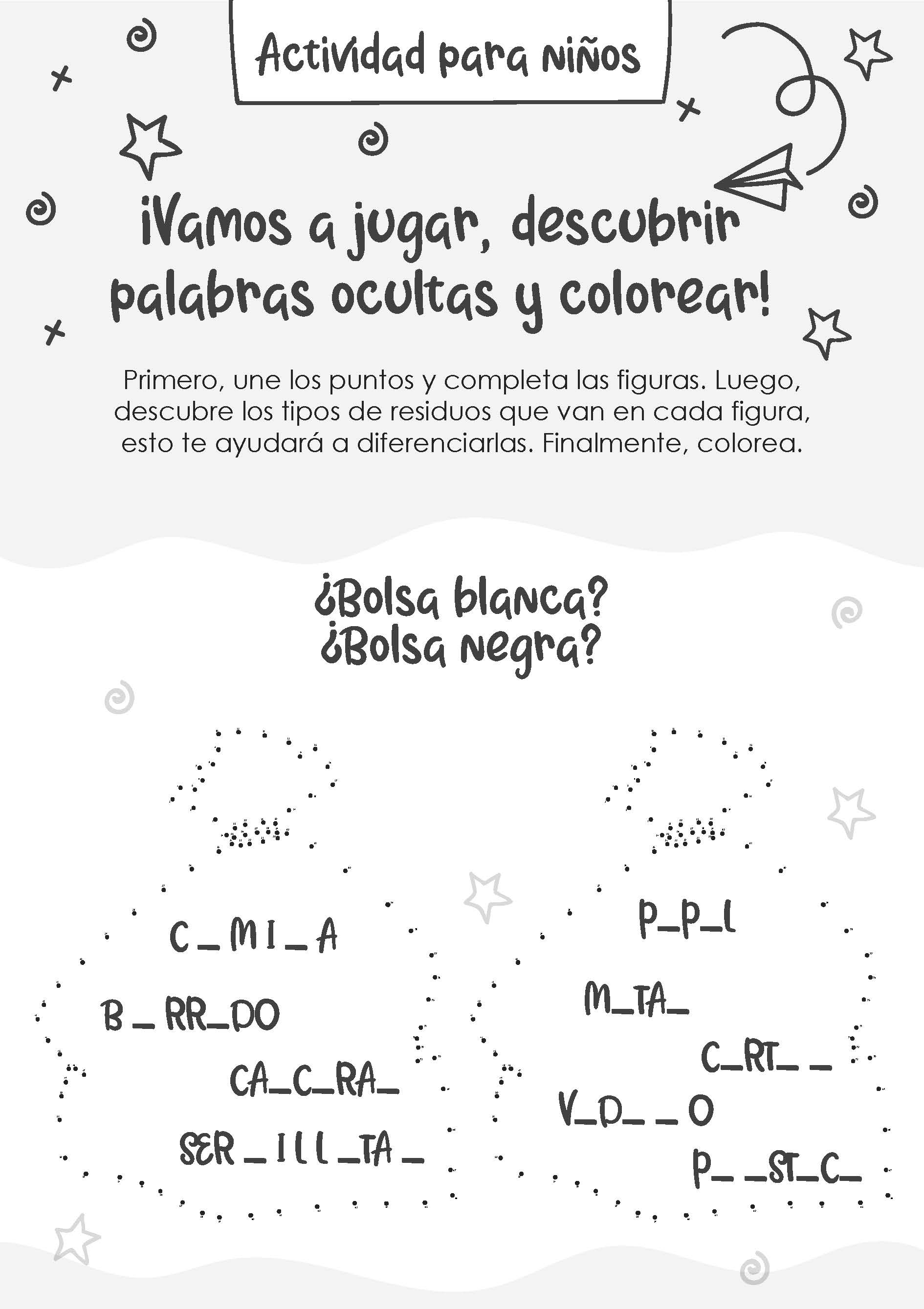 Imagen Juego Palabras Ocultas PDF