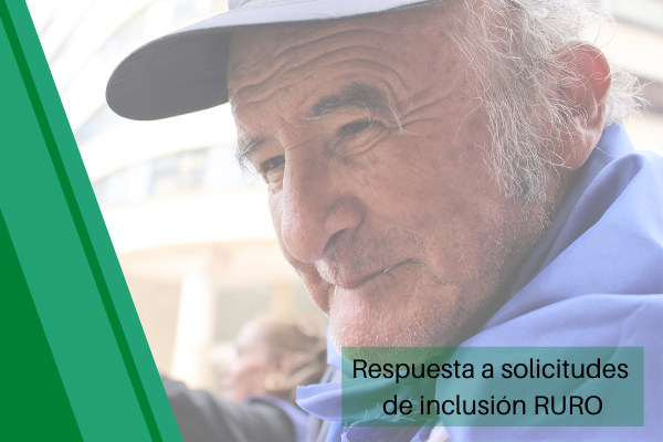 Respuesta de Solicitudes de Inclusión al RURO