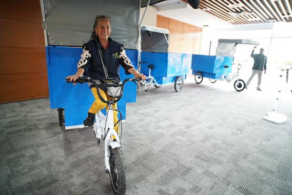 Iniciamos una prueba piloto con triciclos eléctricos para reciclar