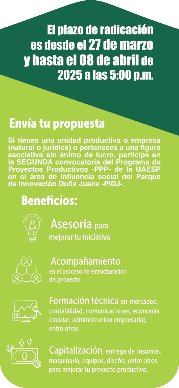Listado Beneficios para los proyectos