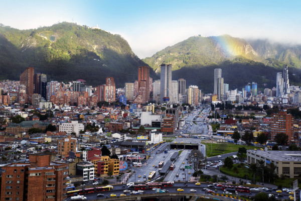 Panorámica de Bogotá.