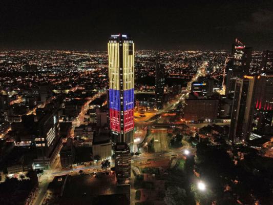 La tecnología led llegó al parque Bicentenario de Bogotá