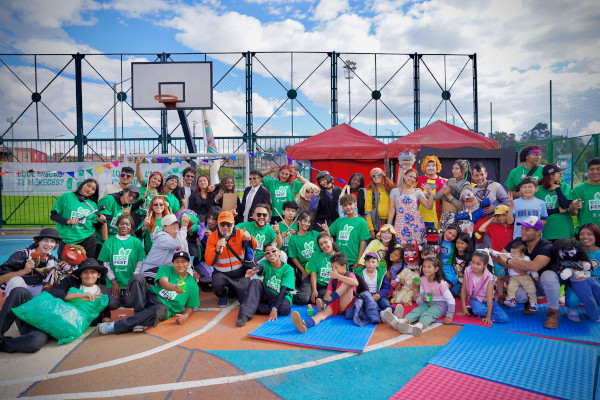 Comunidad y colabores del Distrito en Ecofest.