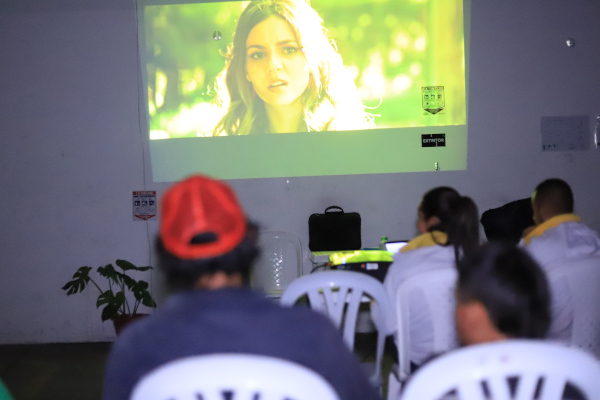 La estrategia Cine Carreta llegó a la localidad de Barrios Unidos