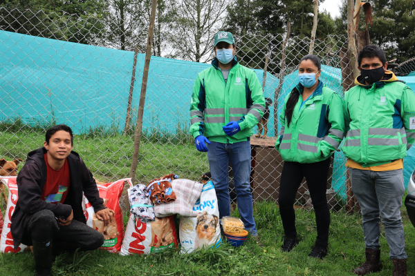 Las donaciones fueron de los colaboradores de la Uaesp