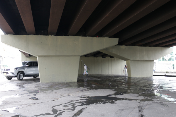 Ciudadanos celebraron intervención del Distrito a puente de la carrera 30 con calle 68