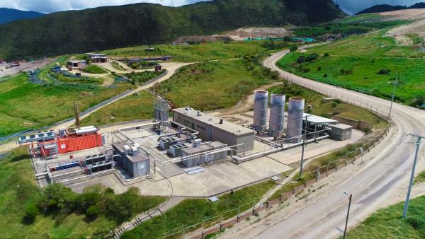Planta de Biogás Colombia que está ubicada en el Parque de Innovación Doña Juana.