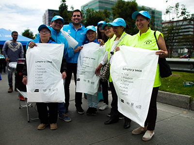 Reciclar Transforma se tomó la ciclovía