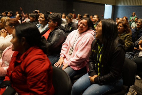Asistentes al Encuentro de Mujeres Recicladoras por Bogotá