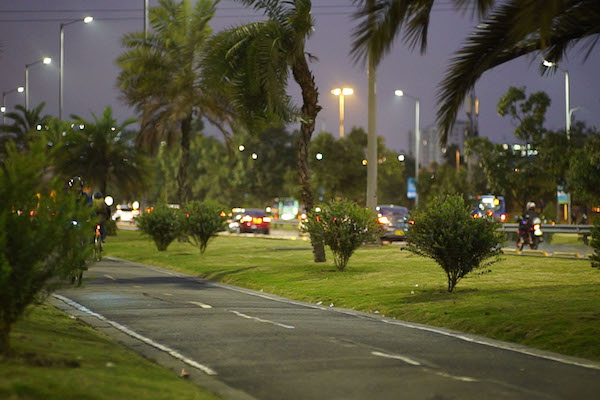 Tres mil luminarias tipo led han sido instaladas en las ciclorrutas de Bogotá. 