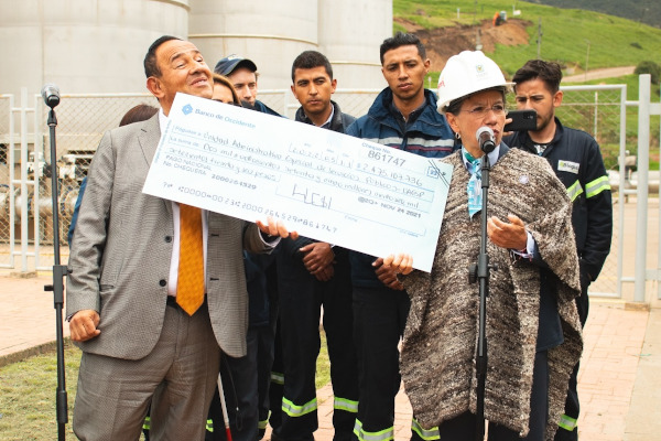 La UAESP recibió 2.475 millones de pesos por parte de Biogás Colombia