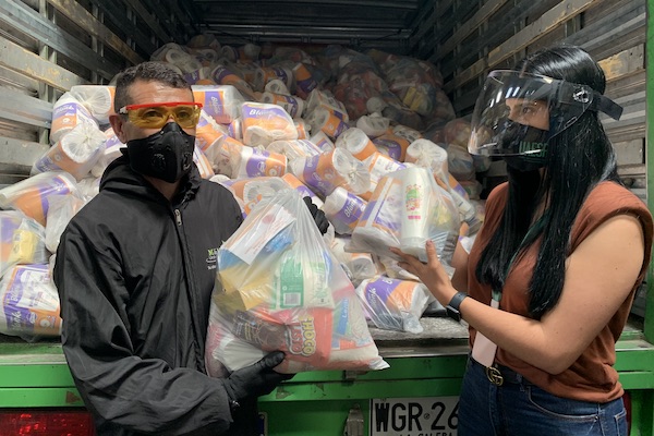 La UAESP donó 300 mercados a la población recicladora de Bogotá
