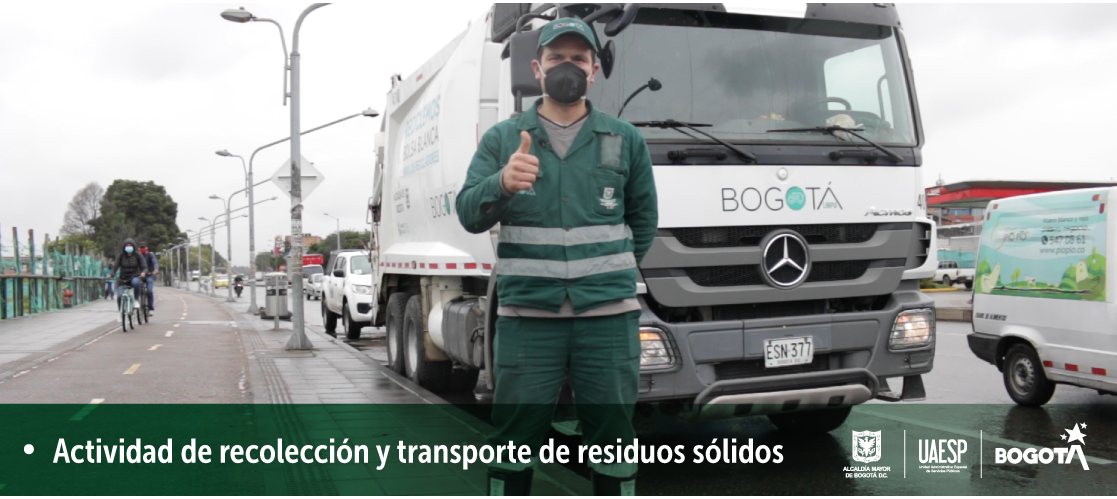 Actividad de recolección y transporte de residuos sólidos