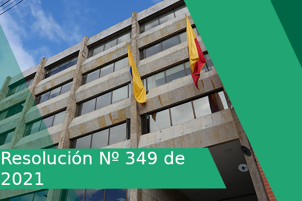 Resolución 349 de 2021