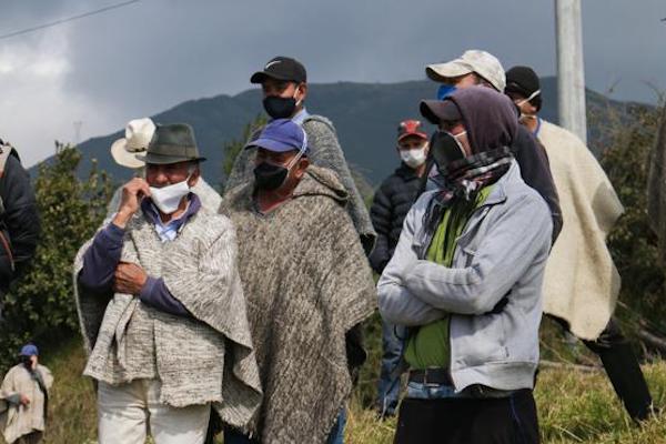 Habitantes de Mochuelo protestaron por la operación de CGR en el Relleno Sanitario Doña Juana