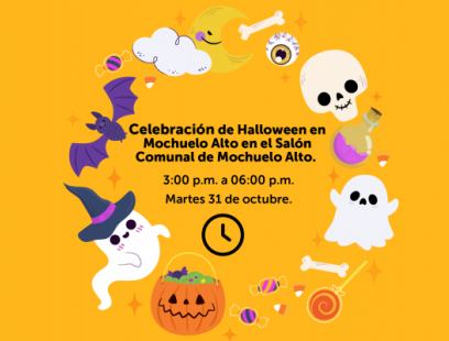 Celebración de Halloween en Mochuelo Alto