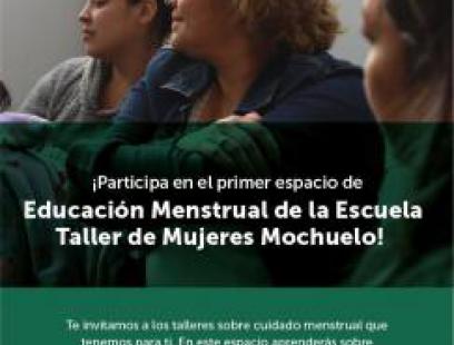 Educación Menstrual de la escuela Taller de Mujeres Mochuelo