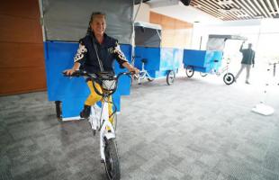 Iniciamos una prueba piloto con triciclos eléctricos para reciclar