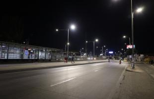 Imagen de la Autopista Sur con Carrera 77A, límites con el municipio de Soacha. En este sector se realizó cambios y modernización en el sistema de alumbrado público en los sectores de Bosa Estación y Primavera en Ciudad Bolívar. 