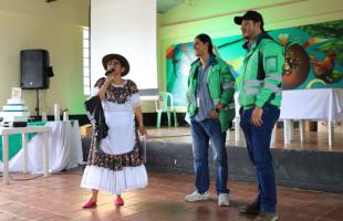 Los representantes de los grupos artísticos y productivos agradecieron los proyectos desarrollados en estas zonas de Bogotá.