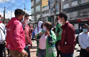 Directora de la UAESP y Secretario de Seguridad recorrieron Puente Aranda