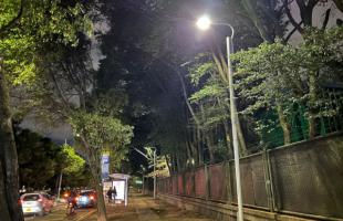 42 nuevas luminarias led fueron instaladas en Engativá