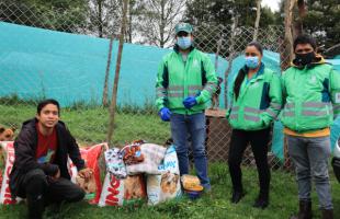 Las donaciones fueron de los colaboradores de la Uaesp