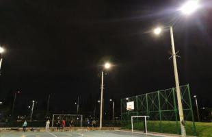 Nueva iluminación en el Parque La Alejandra
