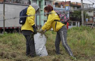 La comunidad de San Cristóbal se apropia de la estrategia Juntos Limpiamos Bogotá