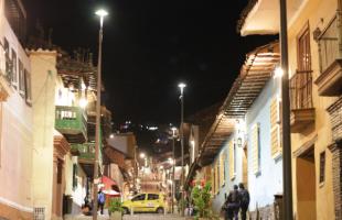 Alumbrado led, La Candelaria. UAESP.