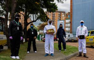 Recicladores de Bogotá continúan recibiendo kits de bioseguridad