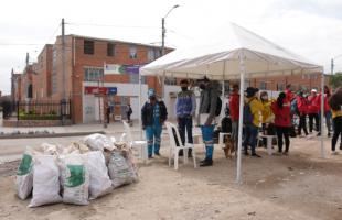 La comunidad de Bosa participó activamente en Juntos Limpiamos Bogotá