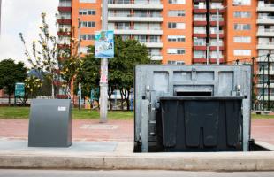 Vecinos de Suba celebran instalación de contenedores soterrados