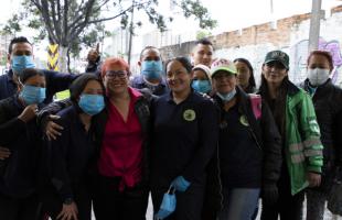 La Limpiatón se tomó las calles de Bogotá