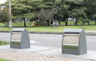 Vecinos de Suba celebran instalación de contenedores soterrados
