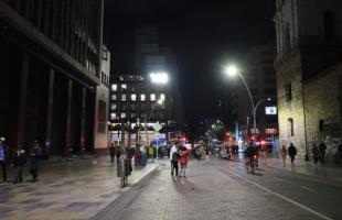 Imagen de la Carrera Séptima, durante la época colonial conocida como la Calle Real.