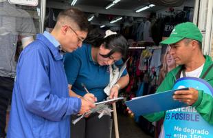Organización RECIL sensibiliza a comerciantes