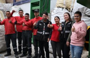 Integrantes de la Asociación de recicladores Ciclo Alternativo