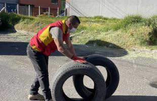 UAESP participo en Llantaton realizada en cinco localidades