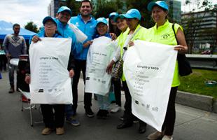 Reciclar Transforma se tomó la ciclovía