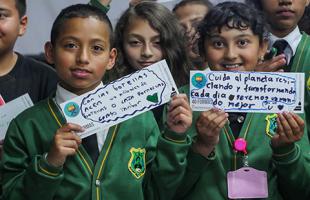 Los niños, los futuros líderes del aprovechamiento de cada localidad