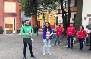 Campaña No Sea Mugre con Bogotá llegó hasta el Centro Histórico de la capital