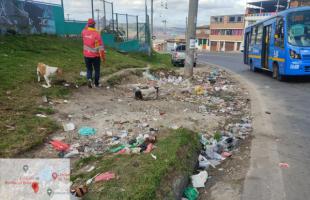 Con jornadas de embellecimiento la UAESP invita a cuidar el espacio público de Bogotá