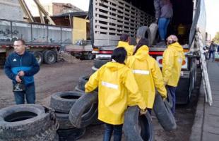 Más de cuatro mil llantas abandonadas se recolectaron en “Llantatón distrital”