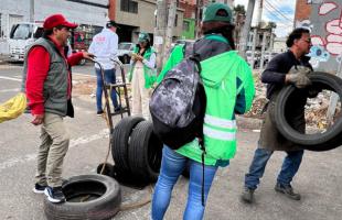 Jornadas de Llantatón adelantadas por la UAESP