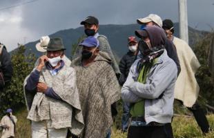 Habitantes de Mochuelo protestaron por la operación de CGR en el Relleno Sanitario Doña Juana