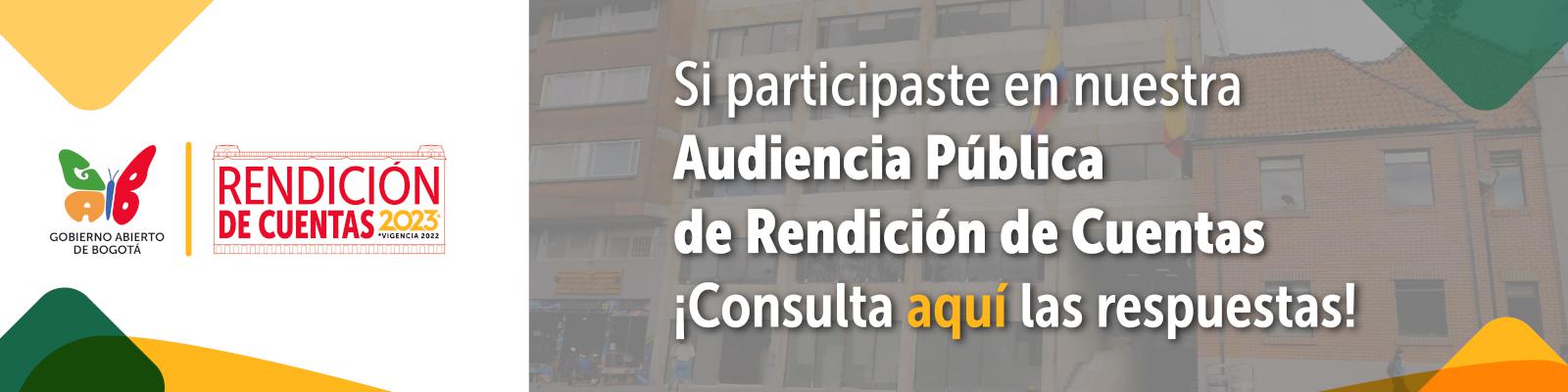Rendición de cuentas 2023