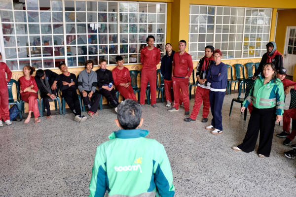 Jóvenes habitantes de calle se transforman en guardianes de Bogotá